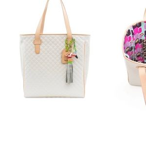 Consuela white and glittery bag